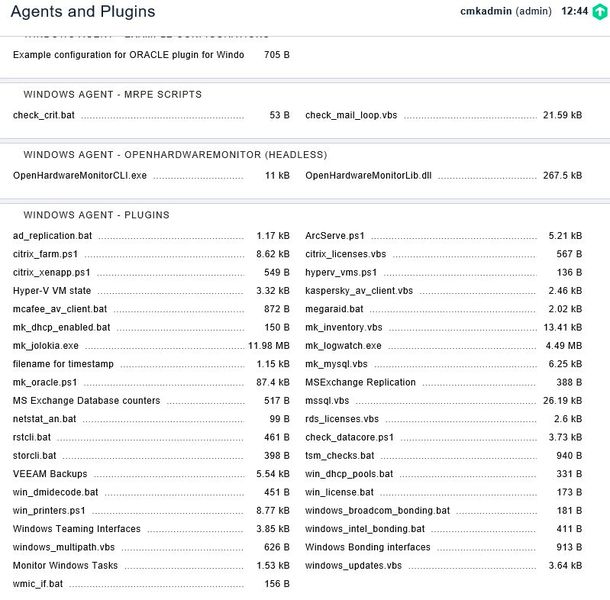 Download der Skripte für die Überwachung von Serverdiensten in Windows. (Bild: Checkmk / tribe29 / Joos)