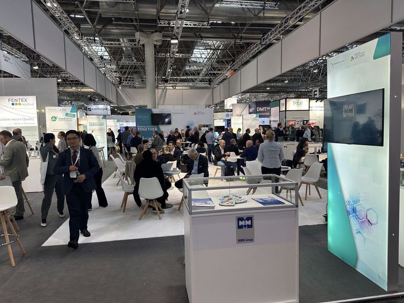 Erstmals gab es einen Gemeinschaftsstand von Medical Mountains auf der Medica ...  (Bild: Marc Platthaus – VCG)