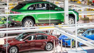 Produktion des Porsche Macan in Leipzig. (Porsche/Marco Prosch)