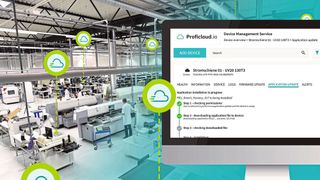 Digitale Services als Applikationen analysieren Sensordaten, bewerten Energieverbräuche und optimieren die Parameter der Maschine selbstständig. Mit den Auswertungen sollen die Effizienz sowie die Ausfallzeiten der Maschinen verbessert werden. (Bild: Phoenix Contact)