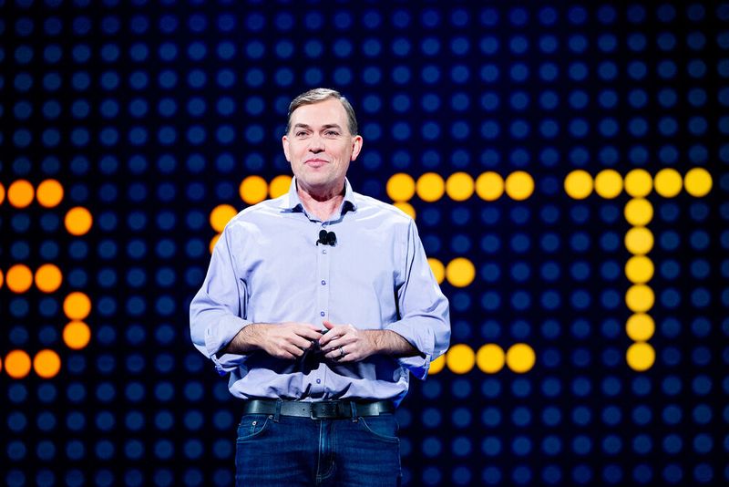 AWS-CEO Matt Garman führt durch die Vielzahl von Ankündigungen. (Bild: Noah Berger)