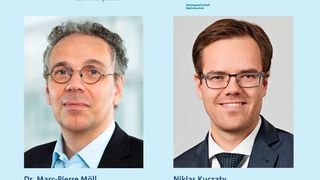 Die beiden Geschäftsführer Dr. Marc-Pierre Möll und Niklas Kuczaty sehen u. a. Herausforderungen beim Aufrechterhalten globaler Lieferketten und der Versorgungssicherheit in Krisenzeiten als gemeinsamen Themenkomplex. (Bild: BV-Med)