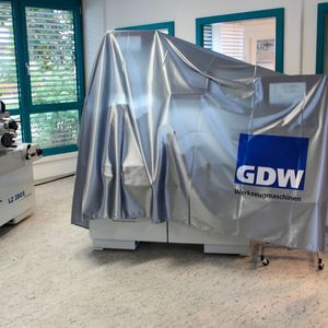 Noch verhüllt, die GDW Comfortline mit der 2. Generation des Bedienpanels.
