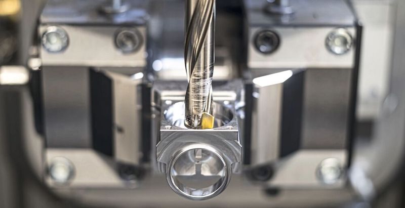 Als Kosten sparender Problemlöser kommt das Schneidplatten Bohrsystem von Arno Werkzeuge zum Zug. Diese sogenannten Kronenbohrer gibt es für stehende und rotierende Operationen.(Bild:  Suxes)