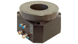 Der direkt angetriebenen Rundtisch RT3A250 mit 250 mm Durchmesser ergänzt die Produktpalette an Rundtischen bei Föhrenbach. (Föhrenbach)