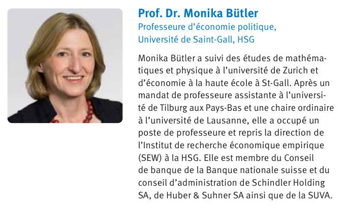 L'un des orateurs de la journée de l'industrie: Prof. Dr. Monika Bütler. (Image: Swissmem)