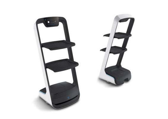 Serviceroboter PuduBOT: Im oft geschäftigen Umgang mit Menschen können Roboter gute Dienste leisten. Der PuduBOT wurde speziell für die Arbeit in Restaurants konzipiert. Er soll das Bedienpersonal bei seiner Arbeit unterstützen und auf diese Weise dazu beitragen, die Kosten zu senken. Dieser Roboter ist sehr ausgewogen gestaltet. Sanft abgerundete Kanten und eine hochwertige Formensprache prädestinieren ihn dafür, in modernen Gastronomieumgebungen eingesetzt zu werden. Der PuduBOT begeistert dabei mit einer besonderen Art der intelligenten Interaktion. Sein Display zeigt eine freundlich anmutende Mimik, er interagiert per Stimme mit den Gästen und hat eine sehr persönliche Ausstrahlung. Seine Bewegung im Raum ist geschmeidig und geschieht selbsttätig. Die Ausstattung mit Ultra-WidebandPositionsbestimmung, SLAM (Simultaneous Localisation and Mapping) und einer hochpräzisen LaserradarTechnologie ermöglicht es dem PuduBOT, sehr präzise zu navigieren, weshalb etwa 100 von ihnen gleichzeitig eingesetzt werden können. Seinen differenzierten Serviceaufgaben wird dieser Roboter auch durch eine gut durchdachte modulare Gestaltung gerecht. Er bietet für die jeweilige Serviceaufgabe frei arrangierbare Module sowie reinigungsfreundliche Tabletts. Damit gewährleistet er das stilvolle Darreichen von Champagner ebenso wie das Präsentieren und Anbieten kunstvoller Desserts. Hochwertig gestaltet mit einem einprägsamen Erscheinungsbild, verbreitet dieser Roboter im Raum eine futuristische und doch angenehme Aura – der Servicegedanke wird neu definiert, Hersteller Shenzhen Pudu Technology, Shenzhen, China.   (Bild: Red Dot / Shenzhen Pudu)