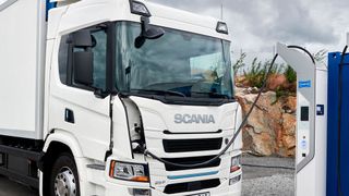 Mit dem Elektro-Lkw 25 P will Scania am prognostizierten Wachstum des E-Antriebs in dieser Fahrzeugklasse teilhaben. (Bild: Scania)