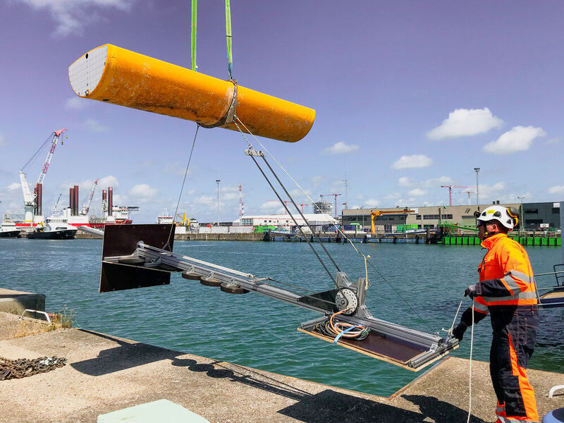 Nemos started working on the drawings of their wave power plant in 2012. (Nemos)