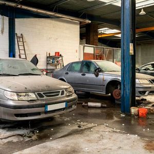 Die Werkstatt wurde wohl mehrfach von Einbrechern heimgesucht.(Bild:  Forgotten Buildings)