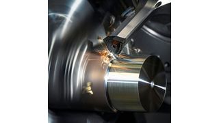 Uncompromising turning with full degree of freedom is possible with High Dynamic Turning and the Freeturn tools from Ceratizit. The tool has now been awarded 2nd place at the Intec Award 2019.  (Ceratizit)