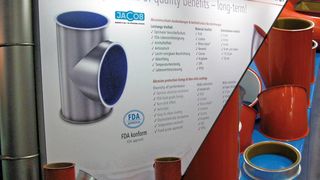 Bild 1: Für den Abrasionsschutz in Rohren gibt es eine sehr große Vielfalt an Auskleidungen oder auch Beschichtungen. (Bild: Jacob Rohrsysteme)