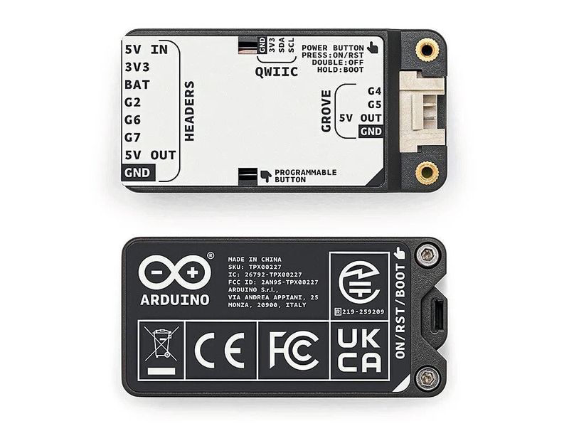 Arduino zeigt mit dem Nesso N1 ein kompaktes IoT-Kit, das den ESP32-C6 mit zusätzlichem Lora-Modul und mehreren Funkprotokollen in einem handlichen Gehäuse bündelt. (Bild: Arduino)