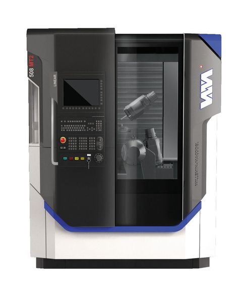 Das neue Dreh- Fräszenter 508MT2 zur Bearbeitung ab Stange. (Bild: Willemin-Macodel)