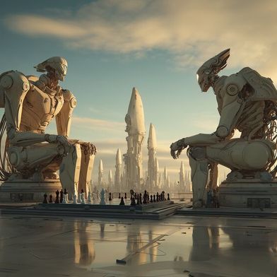 Die Branchenriesen positionieren sich strategisch in den Zukunftsmärkten Software und KI. (Bild: Midjourney / KI-generiert)