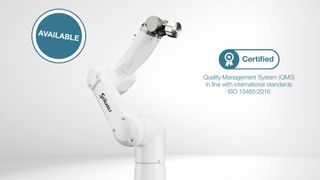 Der TX2-60L MedX Ready ist ein kompakter, steifer Sechsachs-Roboter, der für höchste Präzision bei kritischen Eingriffen ausgelegt ist und gleichzeitig die Hygiene-, Sicherheits- und Integrationsanforderungen von Operationssälen und medizinischen Gerätesystemen erfüllt. (Bild: Stäubli)