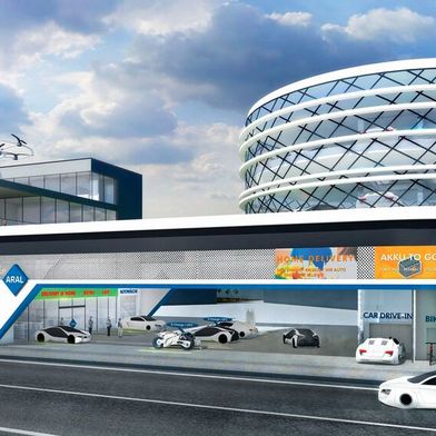 Tankstellen werden sich wandeln. (Bild: Aral)