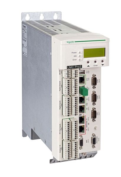 PacDrive-3-LMC-Controller bieten eine skalierbare Leistung für die Synchronisierung von bis zu  130 Servoachsen mit einer Netzwerk-Update-Rate von  1 ms. Zusätzlich zur Bewegungsfunktionalität vereinen alle Controller eine integrierte SPS, HMI-Schnittstellen und IT-Funktionalitäten auf einer einzigen Hardware-Plattform.  (Bild: Schneider Electric)