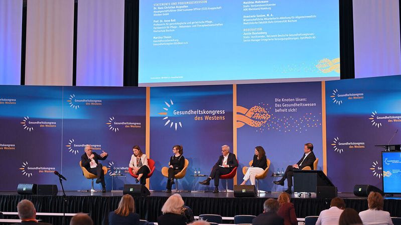 Veranstaltungsrückblick zum Gesundheitskongress des Westens 2025. (Bild:  © WISO/Schmidt-Dominé)