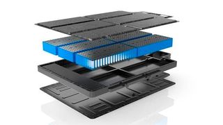 So hat Krauss-Maffei einen Leichtbau-Unterbodenschutzf für Fahrzeuge entwickelt. Auch dieses Sandwich-Konzept wird auf der JEC World 2026 in Halle 6 zu sehen sein. (Bild: Krauss-Maffei)