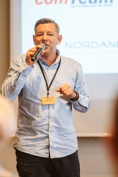 Christian Hömer von Comteam berichtet über die erfolgreiche Kooperation mit Reiner SCT. (Bild: KAUFFMANN STUDIOS)