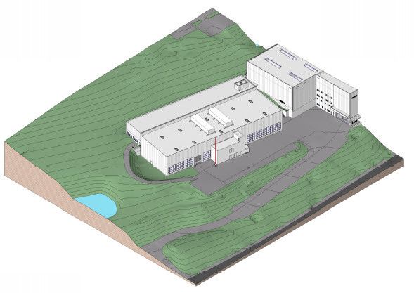 Die neue Porduktions- und Montagehalle (Bild: Hermle)
