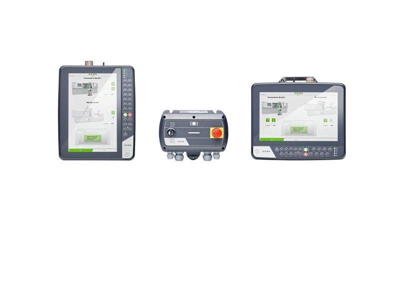 Flexibel: Mobile Bediengeräte der Reihe «KeTop» mit drahtloser Datenübertragung können in Netzwerke mit IO, Profinet und EtherCAT eingebunden werden. (Bild: Keba)