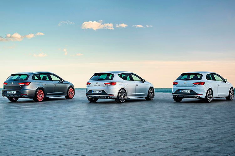 Erhältlich ist der Leon Cupra 290 als Drei- und Fünftürer oder auch als familientauglicher Kombi. (Foto: Seat)
