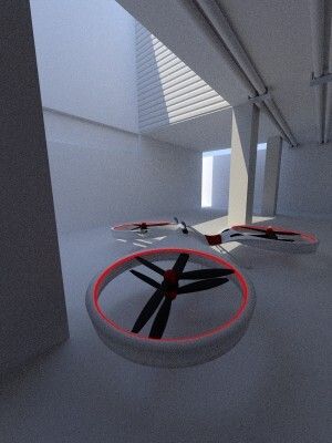 Zukunftsvision eines Personal Tricopters als Weiterentwicklung von 