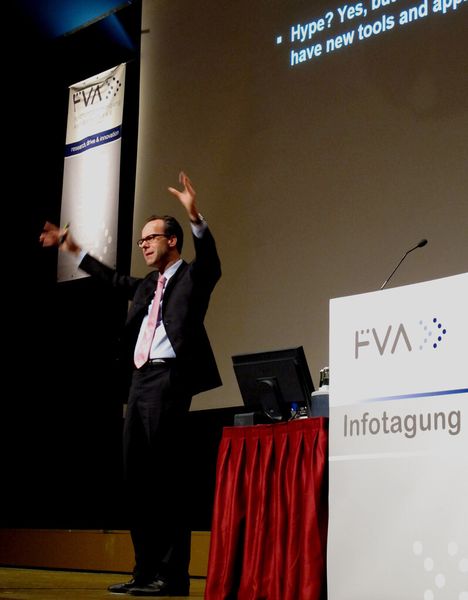 Prof. Frank T. Piller von der RWTH Aachen hielt einen Gastvortrag über Innovationsmanagement. (Bild: FVA)