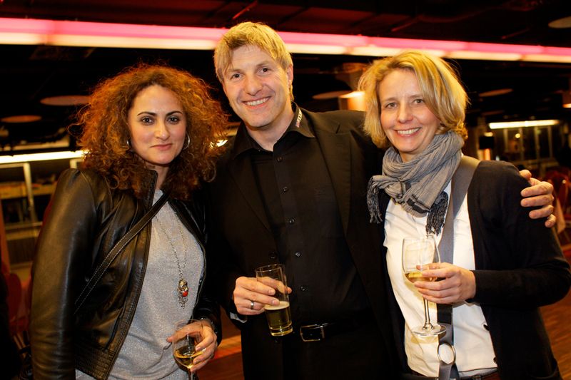Besa Agaj (IT-Business), Tom Nemitz (Wick Hill) und Stephanie Steen (IT-Business) während des Abendevents (Archiv: Vogel Business Media)