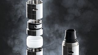 Explosionsdarstellung des Verdampfers Corona V8. (Bild: Horn/Sauermann)