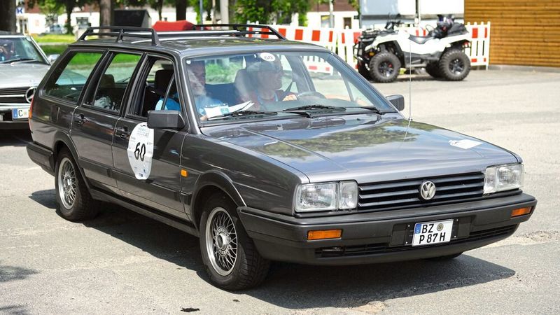 Ein Klassiker: die Familienkutsche mit Allradantrieb – VW Passat, Bj. 1987. (Bild: Zietz/»kfz-betrieb«)