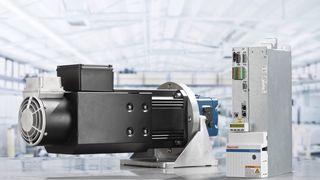 Mit drehzahlvariablen Pumpenantrieben Sytronix senken Anwender den Stromverbrauch der Hydraulik bei mindestens gleicher Produktivität um bis zu 80 Prozent. (Bild: Bosch Rexroth)