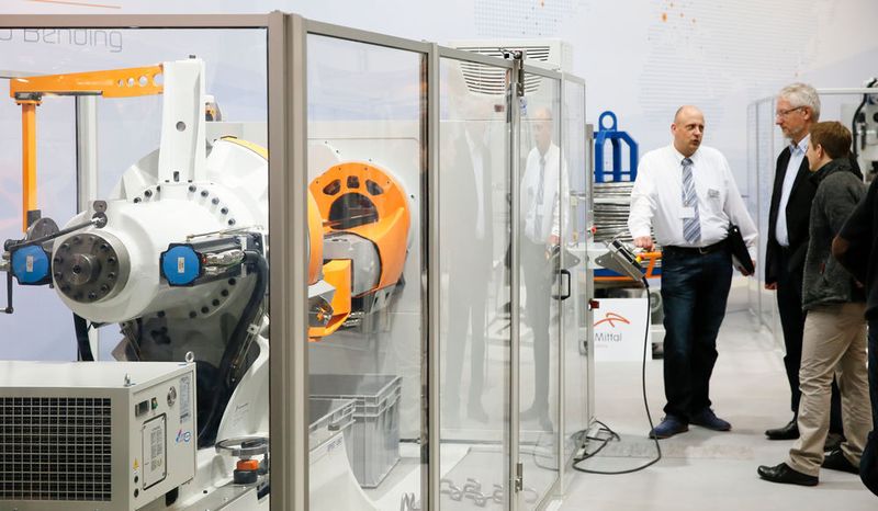Impressionen von Wire und Tube 2016. (Bild: Messe Düsseldorf)
