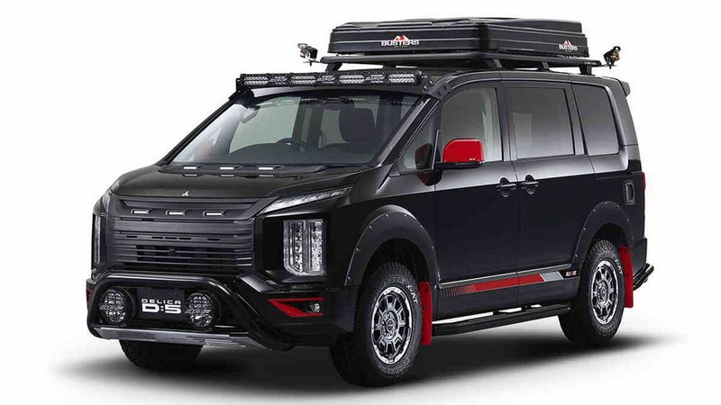 Mitsubishi Delica D:5 Tough x Tough. (Mitsubishi)