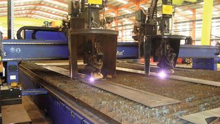 Insgesamt vier Omnimat-Plasmaschneidanlagen sind bei Pronimetal im Einsatz.  (Bild: Messer Cutting Systems)