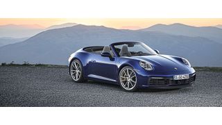 Auf dem Genfer Auto-Salon präsentiert Porsche unter anderem das 911 Cabriolet.  (Porsche)