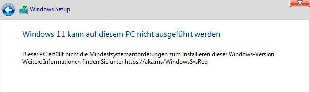 Ohne TPM und Secure Boot lässt sich Windows 11 nicht installieren. (Joos / Microsoft)