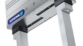 Mit seinem integrierten Webserver, aktiver Bremse und zertifizierter Profinet-Schnittstelle (Kategorie C) erfüllt der EGI die Voraussetzungen für hochperformante Applikationen.  Im ersten Schritt wird der smarte Kleinteilegreifer in Baugröße 80 standardisiert. Weitere Baugrößen sind geplant.  (Schunk)