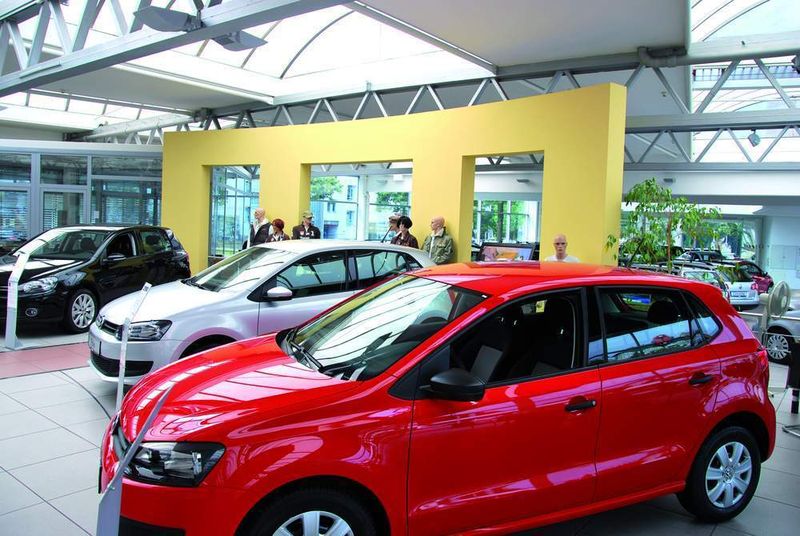 Fahrzeugpräsentation im VW-Zentrum Kassel. (Archiv: Vogel Business Media)