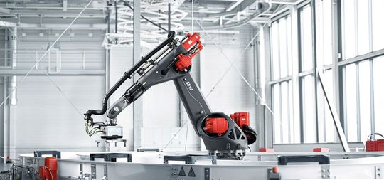 SEW-Eurodrive stellt auf der Hannover Messe 2026 ein neues strategisches  Fokusthema vor: den konsequenten Aufbau eines offenen, skalierbaren und  unabhängigen europäischen Robotikportfolios.  (Bild:  SEW-Eurodrive)