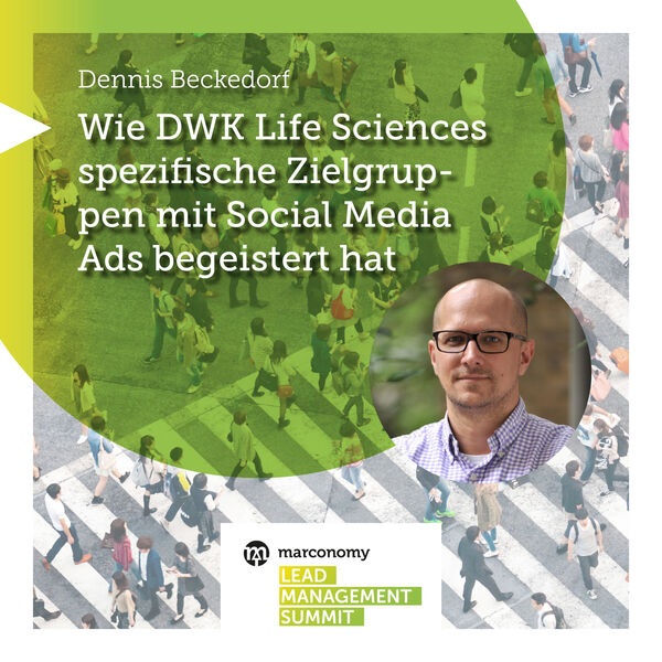 Dennis Beckedorf (Bild), DWK Life Science und Nemo Tronnier, Social DNA, zeigten eine Kampagne zur Markenbindung und Awareness auf … (marconomy)