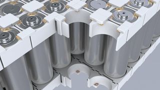 Batteriemodule mit zylindrischen Zellen werden mit dem Bayblend-Material von Covestro konstruiert und mit dem Loctite-Klebstoff von Henkel effizient zusammengebaut. (Henkel)