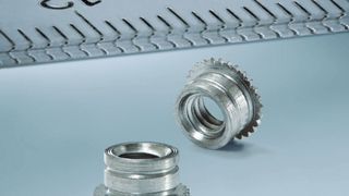 Miniatur-Einpressgewindebuchse PEM für den Einsatz in der Elektronik, Optik, Medizin- und Kommunikationstechnik.  (Bild: KVT Koenig)