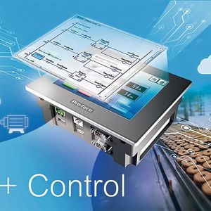 STC6000-HMIs sind hochflexibel und eignen sich für eine Vielzahl von einfachen Maschinenkonstruktionen.(Bild:  Schneider Electric)