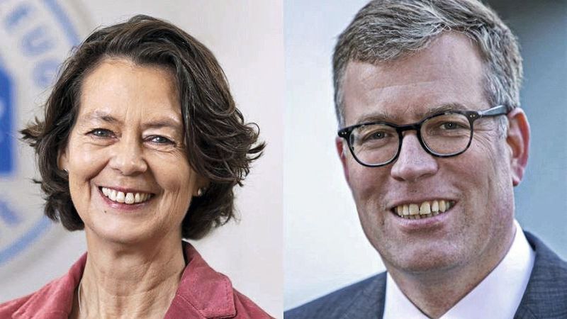 Nina Eskildsen, Präsidentin des Kfz-Gewerbes Schleswig-Holstein und Geschäftsführer Jan-Nikolas Sontag mahnen mehr Sachlichkeit bei der Diskussion zur Dienstwagenbesteuerung an.(Bild:  Kfz-Gewerbe Schleswig-Holstein)