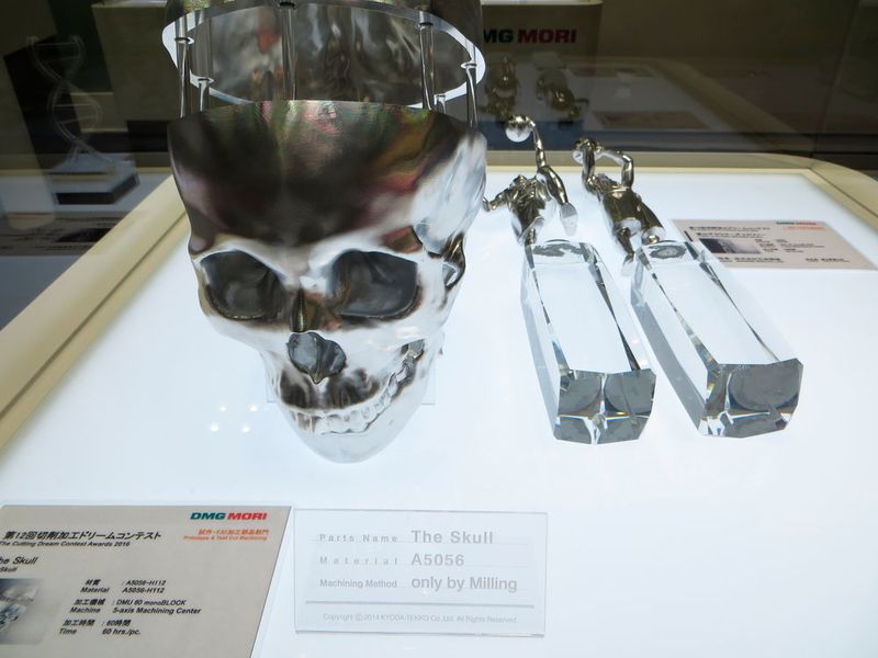 Ausstellungsstück, das ausschließlich gefräst wurde. (Sonnenberg)