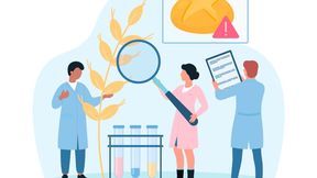 Gluten macht manchen Menschen zu schaffen. Um Zöliakie-Erkrankten sichere, d. h. glutenfreie Lebensmittel zu gewährleisten, wurde ein neues mobiles Messgerät entwickelt (Symbolbild). (Bild: © Flash Vector - stock.adobe.com)