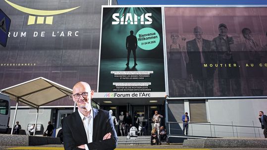 Pierre-Yves Kohler, directeur de FAJI et GO de SIAMS : « Nous ne vendons pas des mètres carrés, mais nous créons et valorisons des occasions de rencontre et d'affaires pour nos clients, c'est passionnant. »(Source :  FAJI SA / SIAMS)